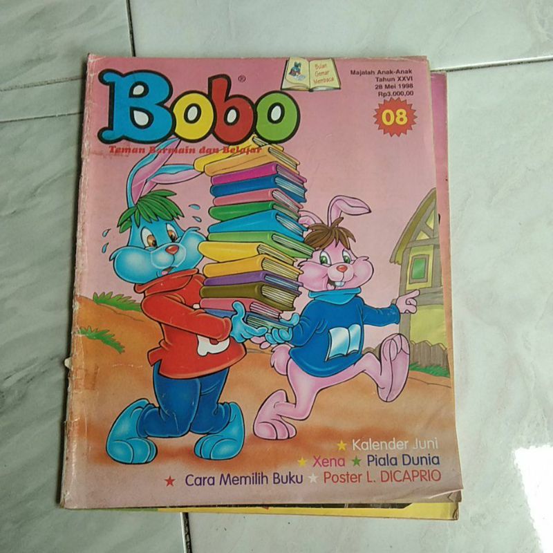 MAJALAH BOBO BEKAS TAHUN 1998