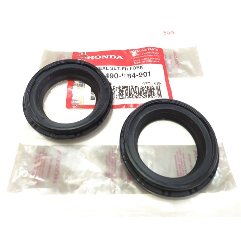 Seal shok depan Honda CRF 150+Seal Abu honda CRF 150 37x50x11