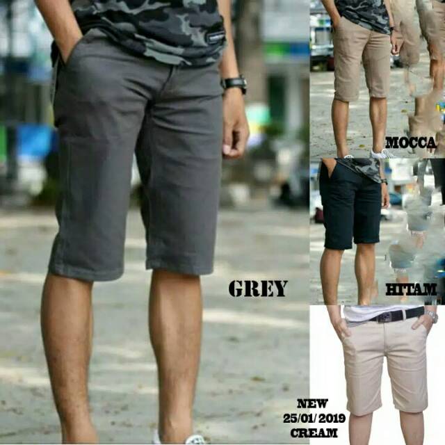 Celana Pendek Pria Chino Pendek Pria 28 sd 38 original fashion