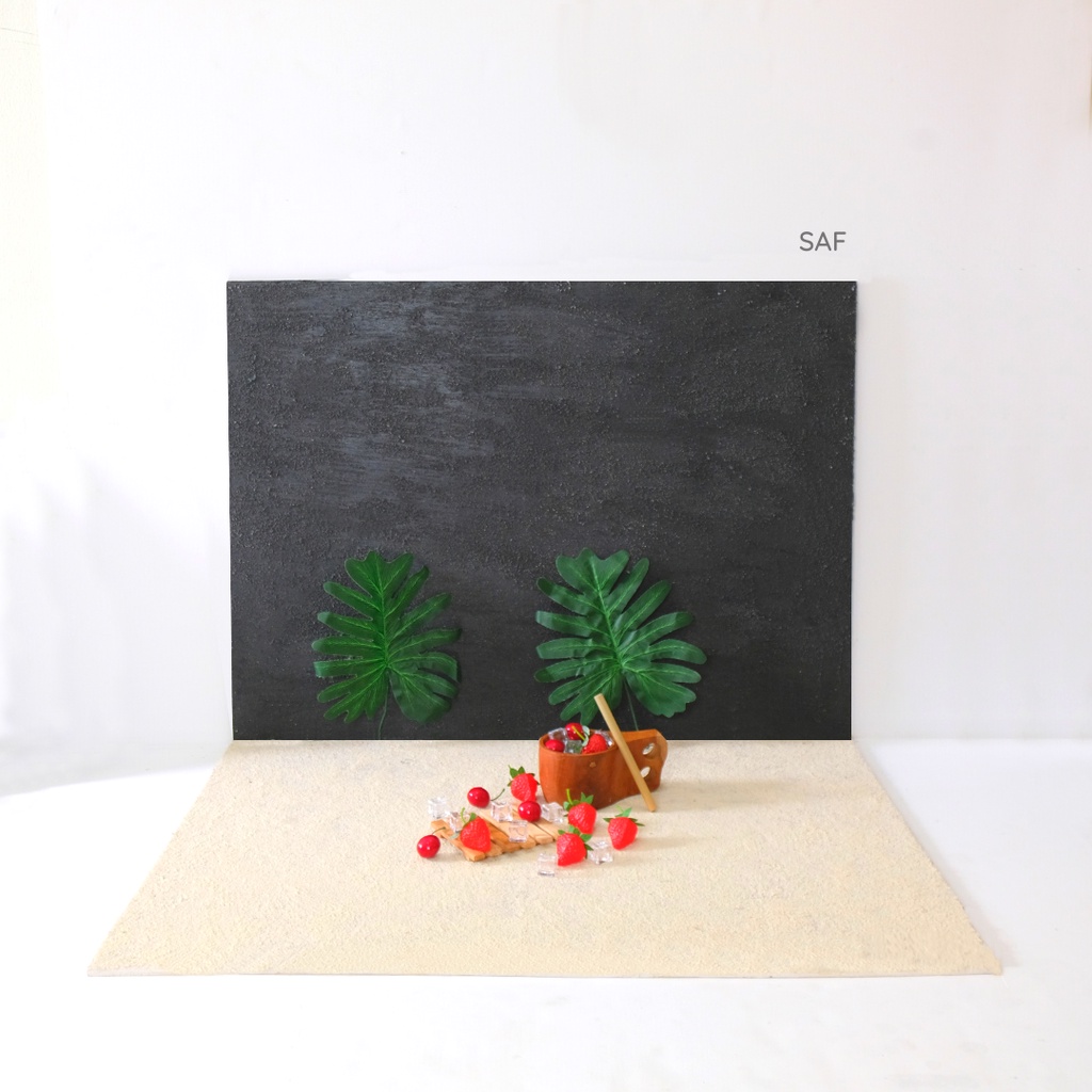 SAF Art Board 60 x 80 cm – Alas Foto Tekstur Semen / Concrete Real | Styling Foto Produk