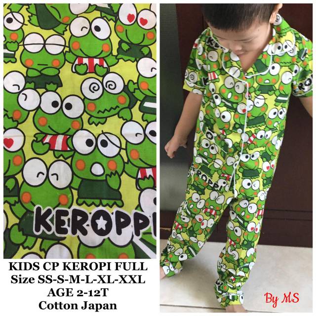 Baju Tidur Anak Keropi