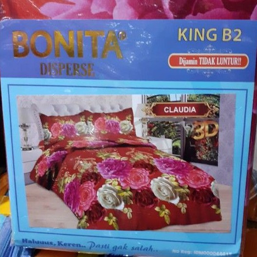 Sprei Bonita 3D uk 120x200 motif Claudia