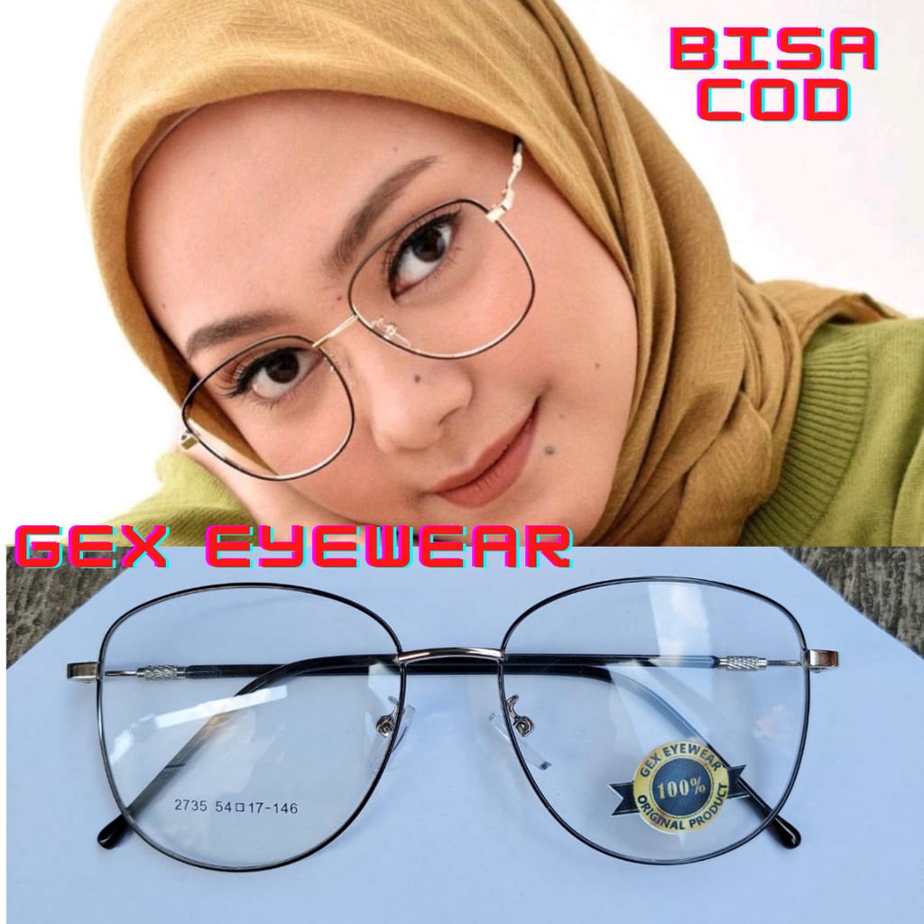 KODE KY2735 FRAME KACAMATA PHOTOCROMIC ANTI RADIASI , LENSA BLUERAY , LENSA BLUECROMIC , LENSA CRMC | MINUS CYL PROGRESIF