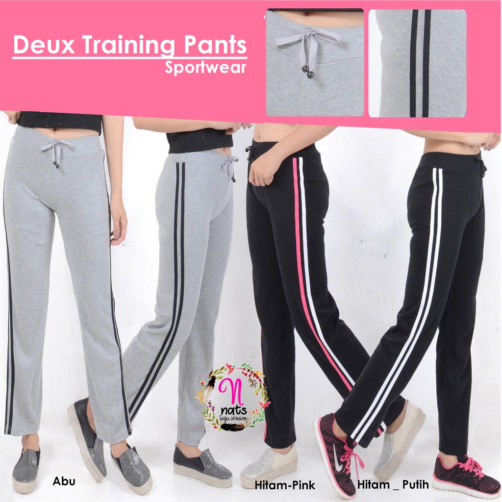 Celana training DEUX / Training pants Celana olahraga Celana lari running aerobic gym sport-2