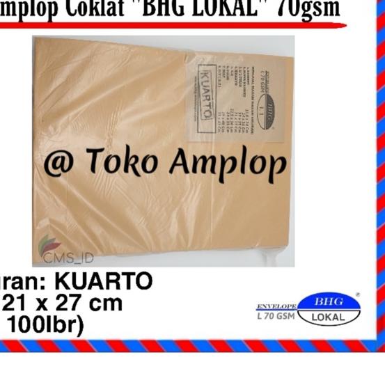 

10.10 COD Amplop Coklat KUARTO ( 21x27Cm ) BHG