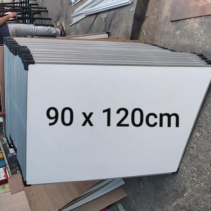 

[COD] whiteboard gantung 90 x 120 cm Nonmagnet CUCI GUDANG Kode 1329