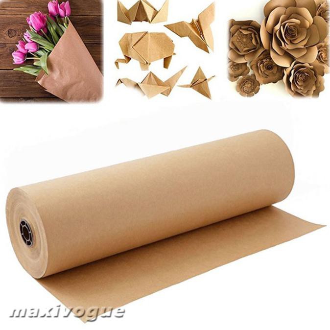 

Strong Rolls 30M Brown Kraft Parcel Paper For Packing And Wrapping Patio789