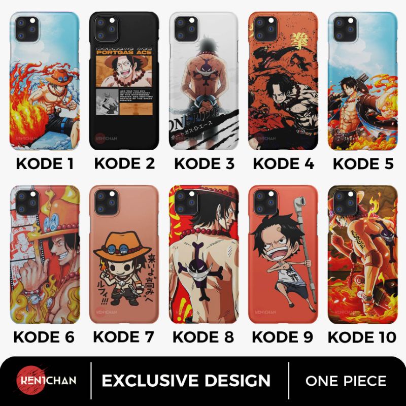 Case Custom PORTGAS D ACE 2 One Piece Anime