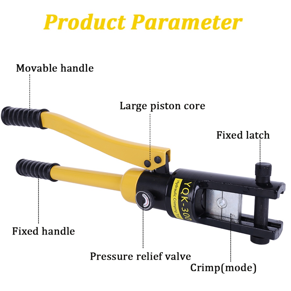Tang Crimping Tool 300mm YQK 300 A TaiShan Tang Press Skun Hidrolik