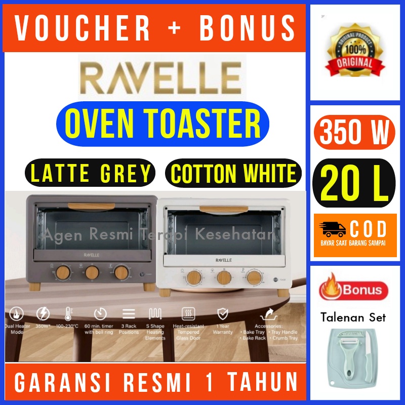 Ravelle Oven Listrik Toaster 20L - Korean Oven Toaster