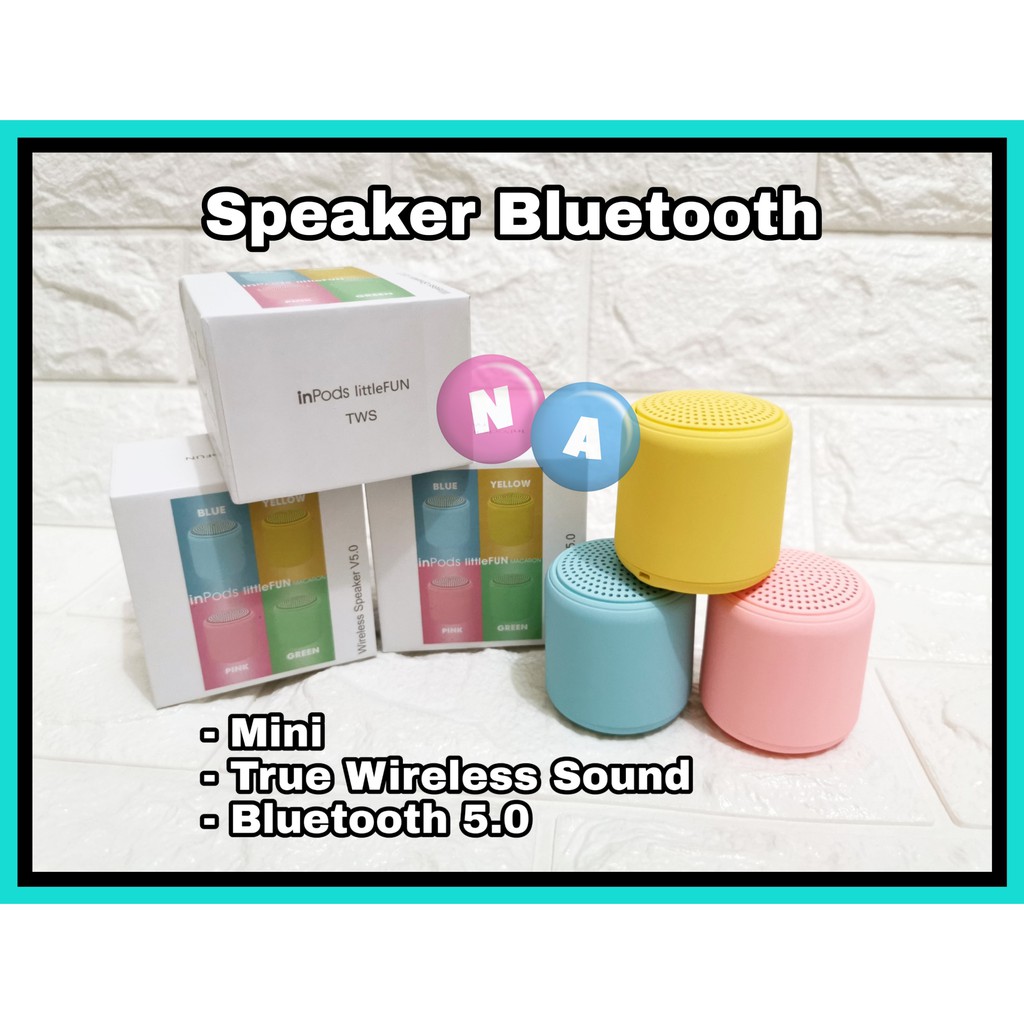 Speaker Bluetooth Mini Inpods TWS Small Body Big Sound Little Fun