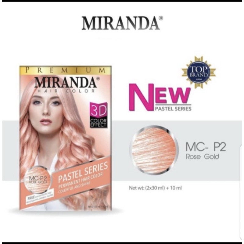 MIRANDA Hair Color Pastel Series 3D 30 ml