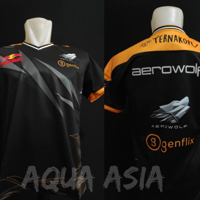 JERSEY BAJU GAMING GENFLIX AERO WOLF / AEROWOLF 2020