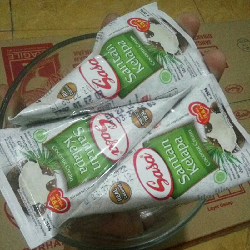 SASA SANTAN KELAPA CAIR 65ML X 3PCS FREE MANGKOK