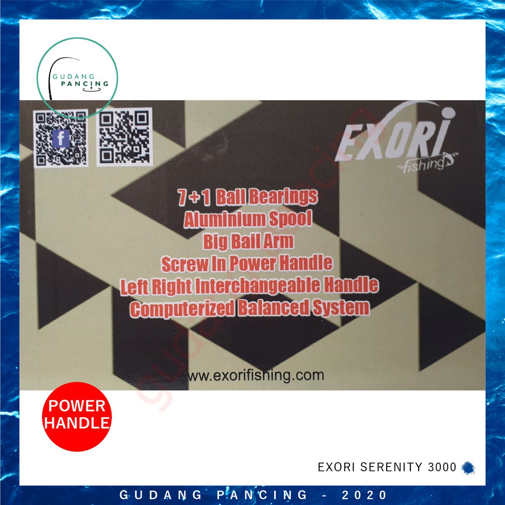 Reel Pancing Exori Serenity 3000 Power Handle