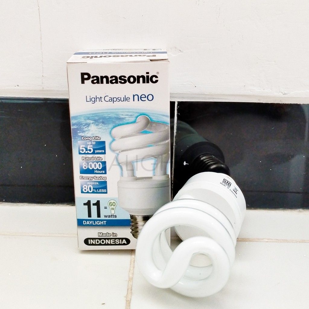 Lampu Panasonic NEO Spiral Murah 11W