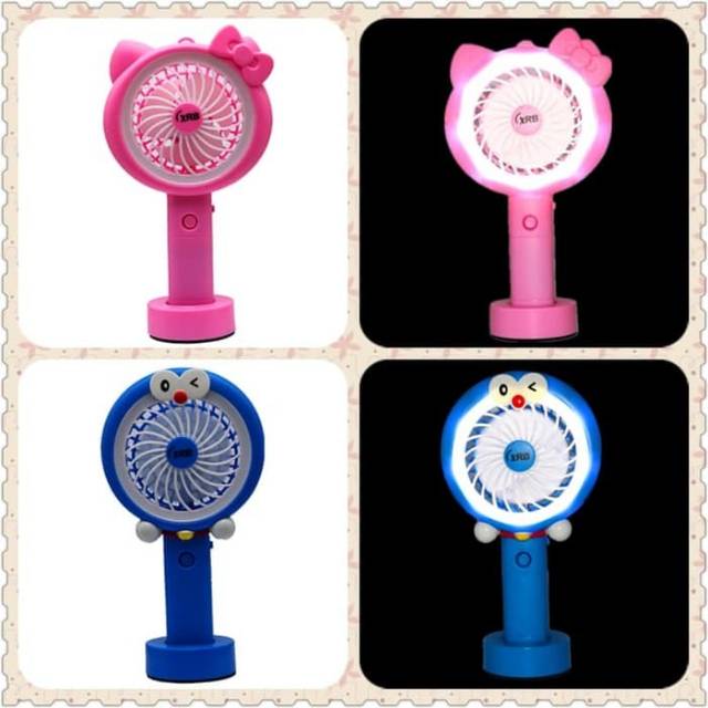 Kipas Angin Tangan Stand Portable Karakter ( Standing Mini Fan)