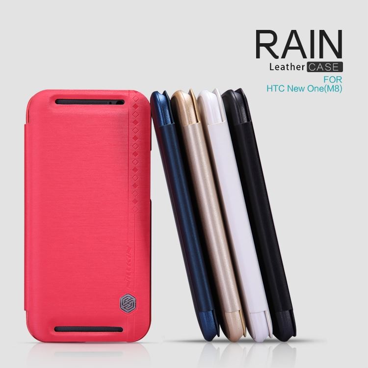 Nillkin Rain Leather Case Flip Cover HTC One M8