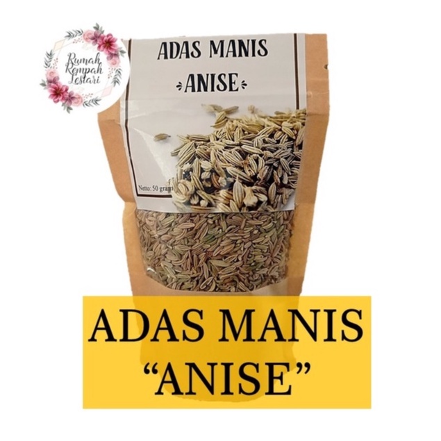 

ADAS MANIS | ANISE | 50 GRAM