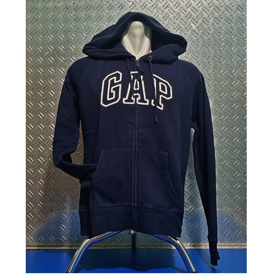 HOODIE ZIPER GAP BIRU NAVY