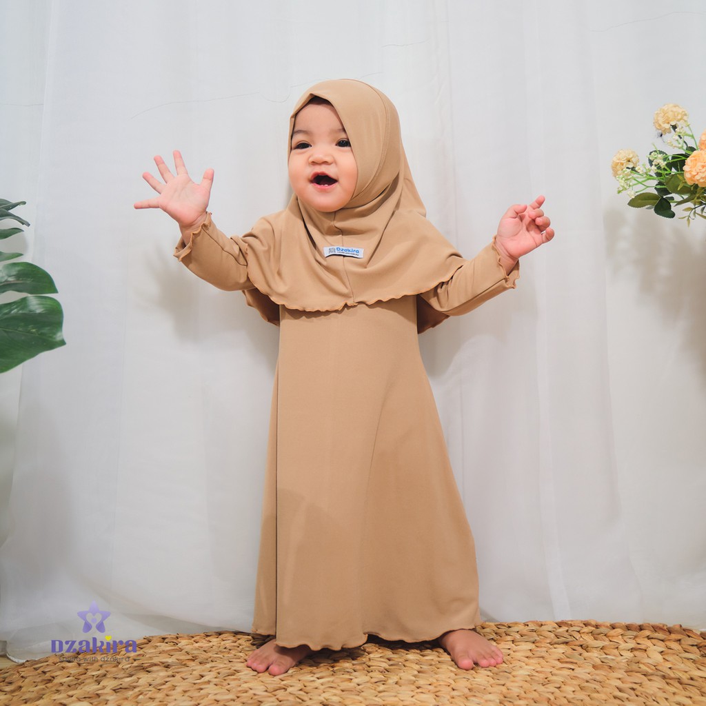 GAMIS BAYI KIA by DZAKIRA 0-2thn KHAKI MUDA