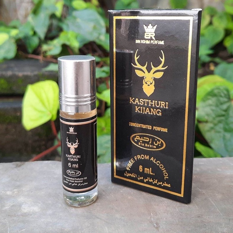 Parfum KASTHURI KIJANG Minyak Wangi Roll On Non Alcohol Kemasan 6ml