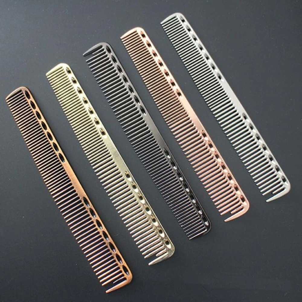 Sisir Rambut Hair Comb Pro Hairdressing Aluminium Large HC001