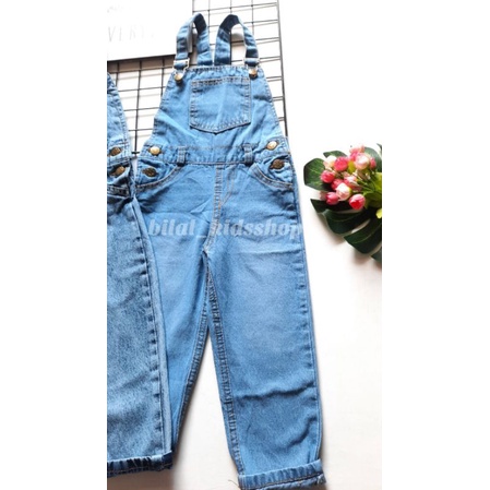 OVERALL JEANS PANJANG ANAK/ OVERALL KODOK ANAK