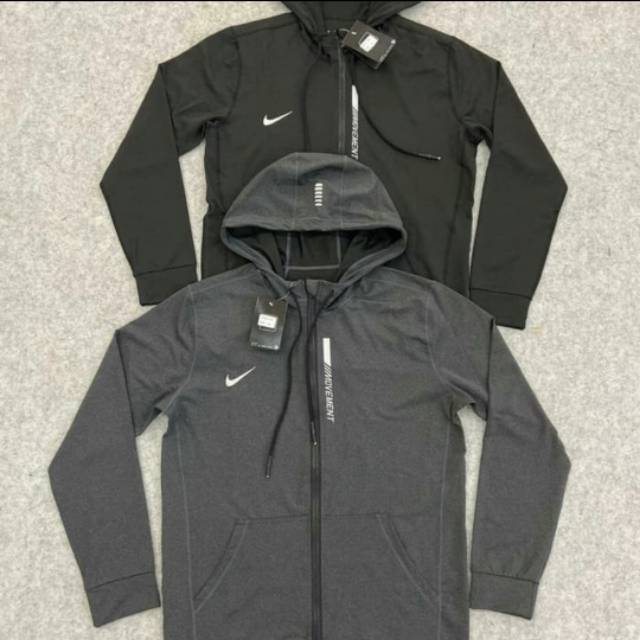 CS Jaket Hoodie Training Nike Movement Grade ORI Kualitas Import