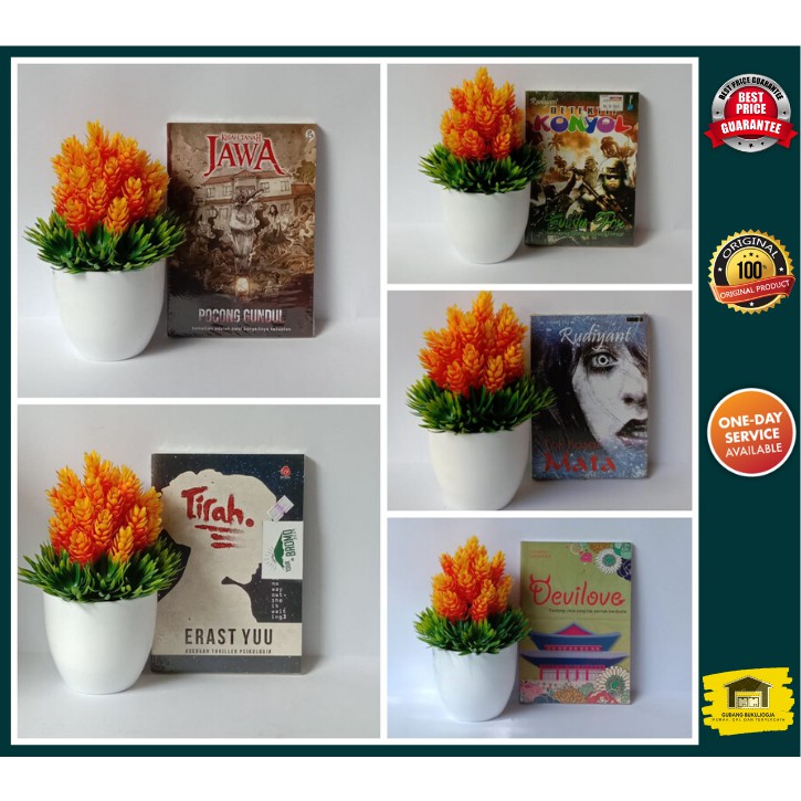 PAKET 5 BUKU Novel Horor Kisah Tanah Jawa Pocong Gundul (4)