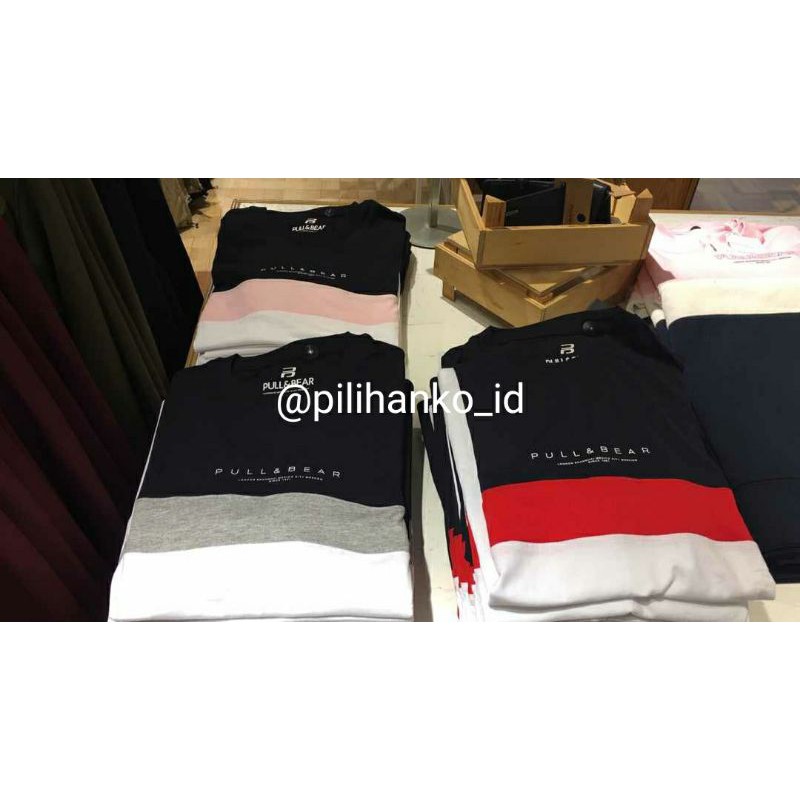 Kaos Pria Pull and Bear Original P&B