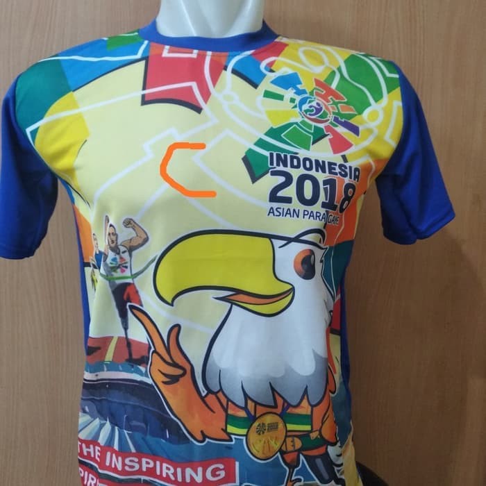 KAOS ASIAN GAMES -KAOS BAJU ASESORIS ASIA GAME 2018 PANJANG