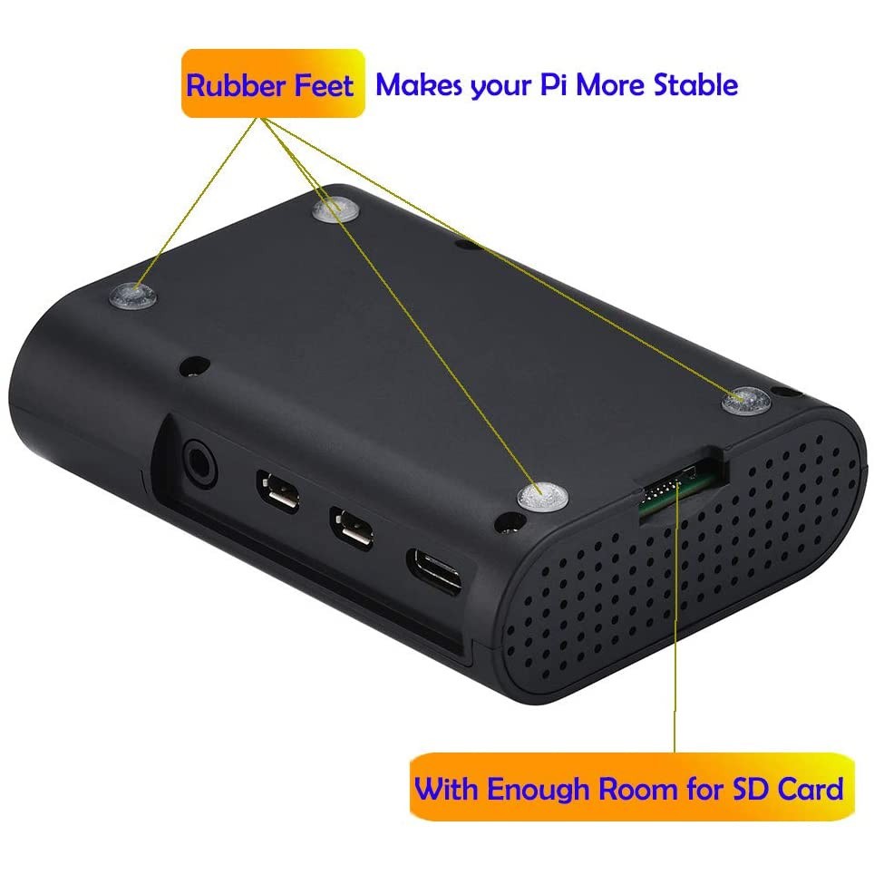 Protective ABS Shell Case for Raspberry Pi 4 Model B