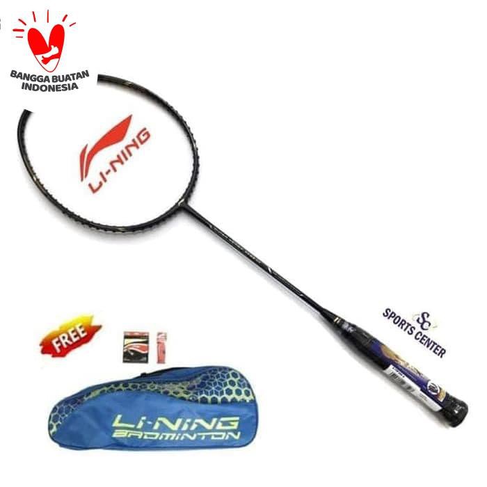 mantul habis badminton PAKET - RAKET LINING SUPER SERIES SS99 /SS 99 ACE BADMINTON LI-NING - BLUE