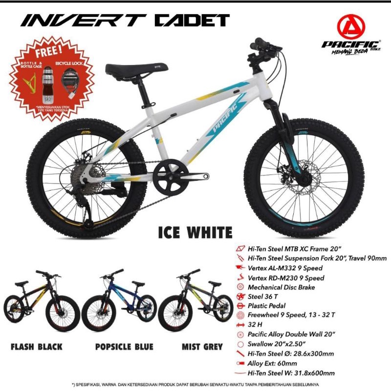 Sepeda MTB 20 inch Pacific INVERT CADET