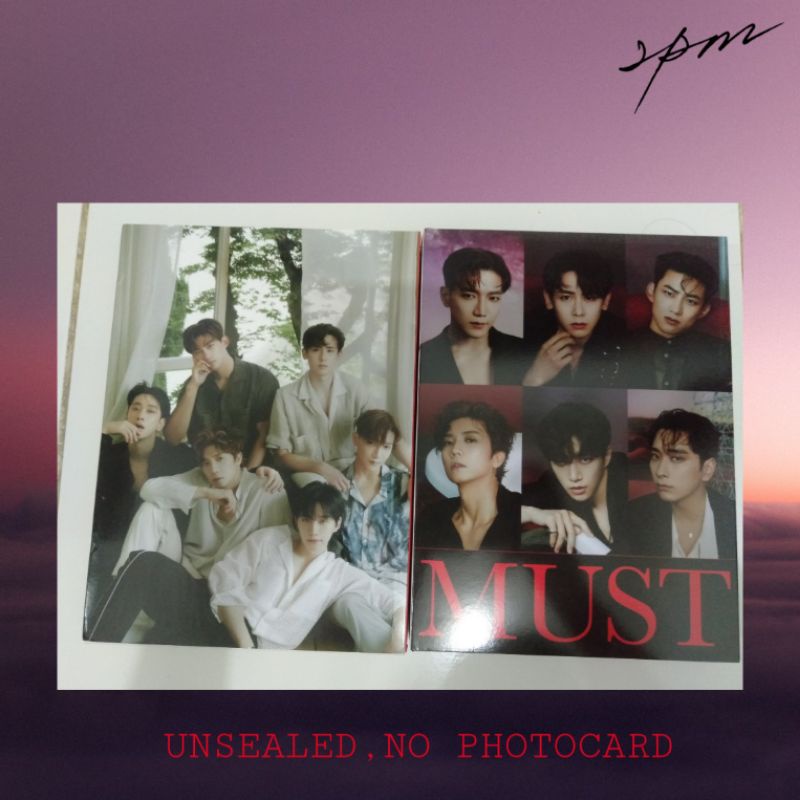 [ALBUM ONLY UNSEALED] 2PM ALBUM MUST BLACK AND WHITE