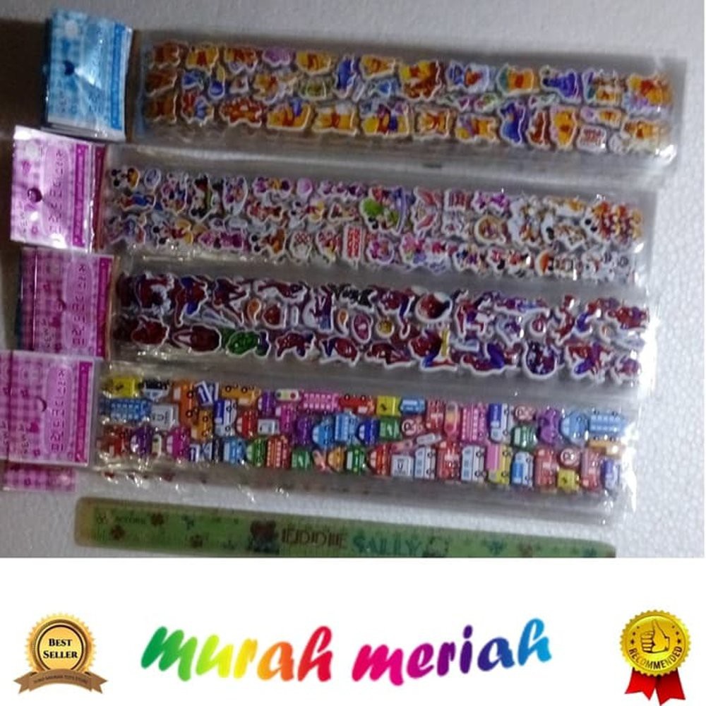 

Stiker Tempelan Karakter Timbul Laser Panjang Mainan Anak Laki-Laki