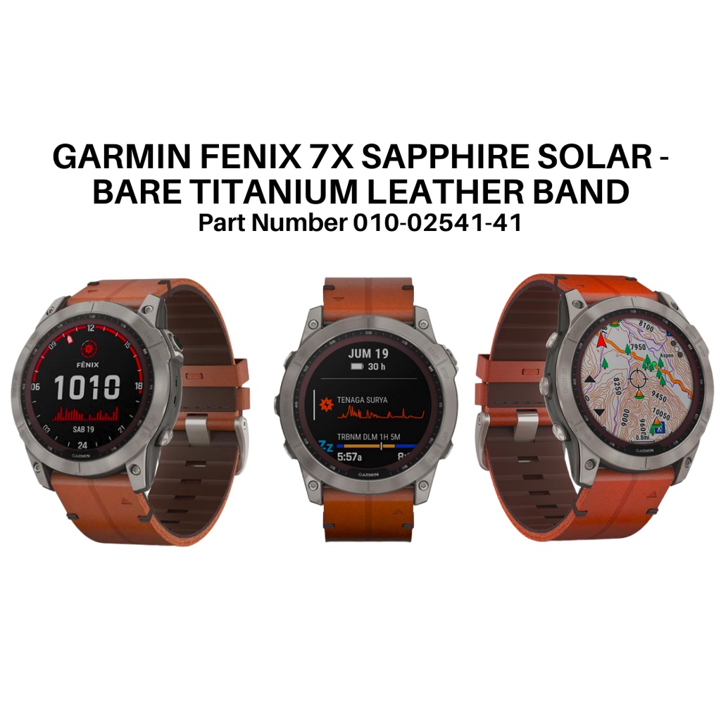 GARMIN SMARTWATCH FENIX 7X SAPPHIRE SOLAR GPS WATCH NEW GARANSI RESMI TAM