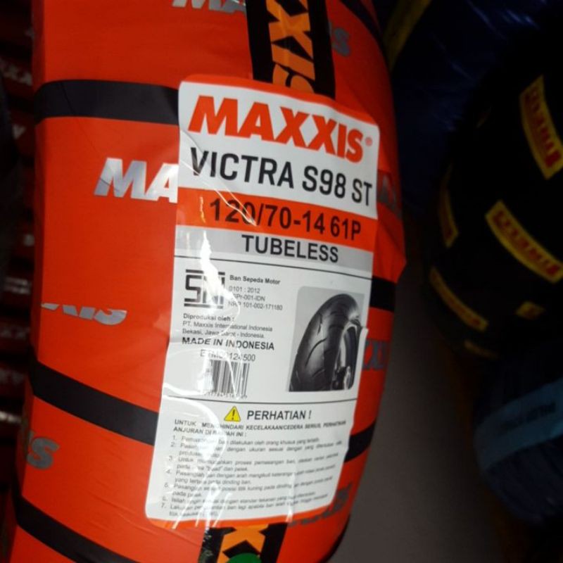 MAXXIS 120 70 14 VICTRA TUBELES VELG RING14