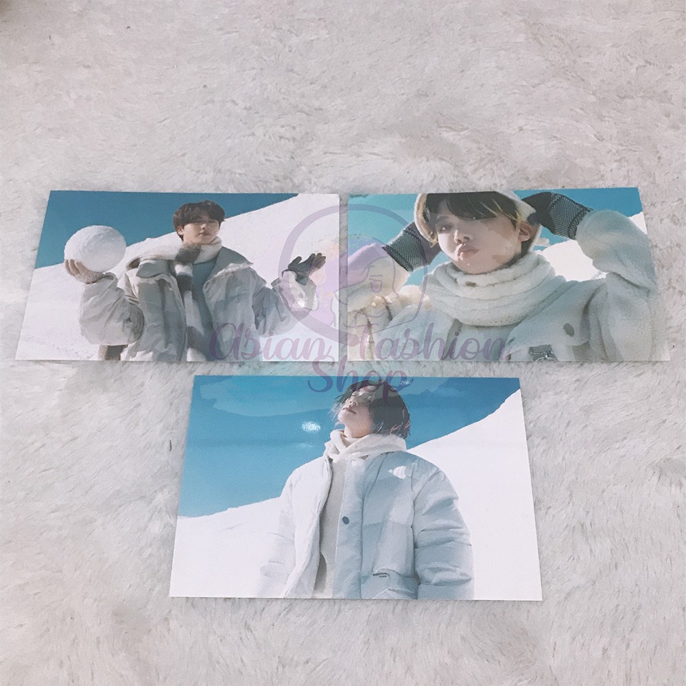 BTS Winter Package Photo 4x6 + Wappen Member set