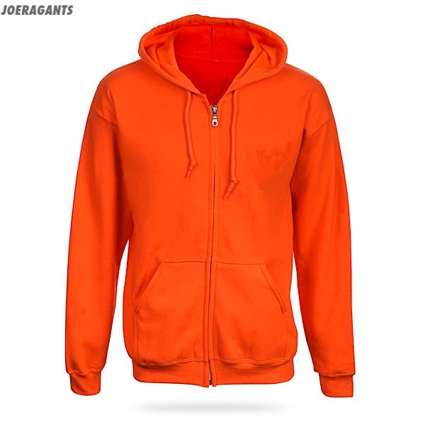 Jaket Hoodie RESLETiNG SLETiNG ZiPPER ZiPER Distro OREN ORANGE POLOS custom pria wanita unisex sablo