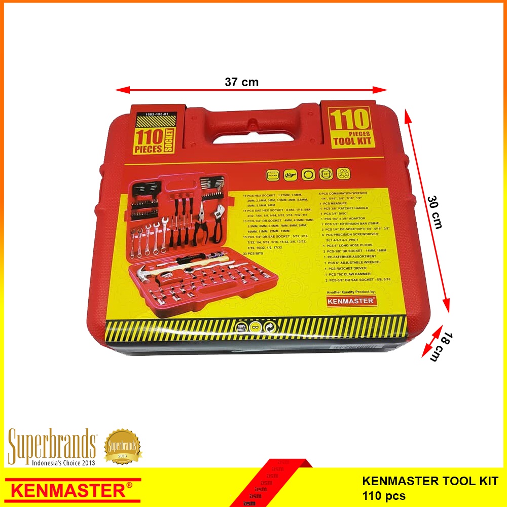 Kenmaster Tool Kit 110pcs