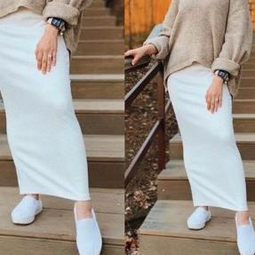 ☎ VTZEN - ZEC OOTD Wanita Dress CHIKA / Dress Inner Span / Dress Polos Casual / Dress Wanita Hijab /