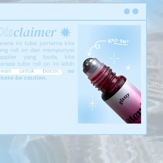 Diskon✔️Lip Tint Water Tint by Glxssy|RA6