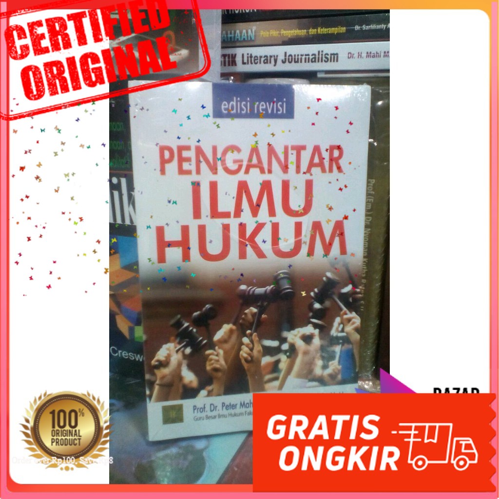 Jual Buku Pengantar Ilmu Hukum Peter Mahmaud Marzuki Shopee Indonesia