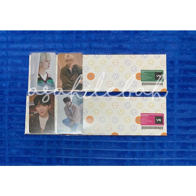 diy phonecase merchandise md my treasure hamada asahi green, choi hyunsuk pink fullset with photocar