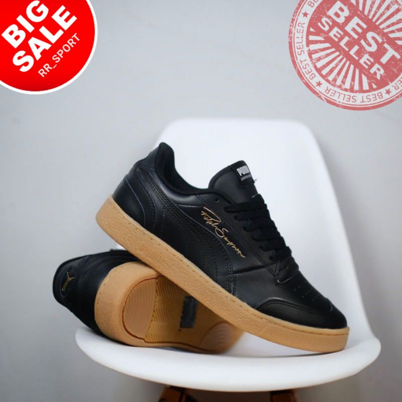 Sepatu Ralph Sampson Black Gum Original Bnwb Sneakers Pria
