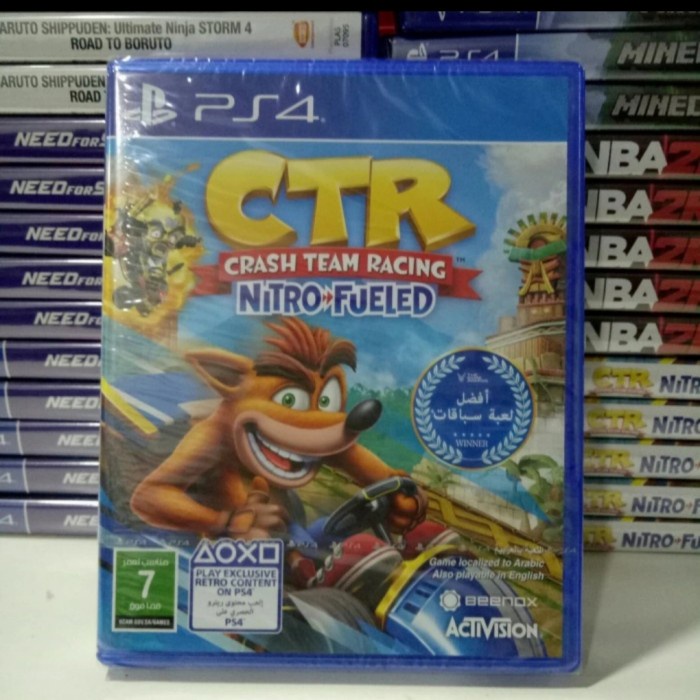 BD PS4 CTR CRASH TEAM RACING NITRO FUELED - CTR