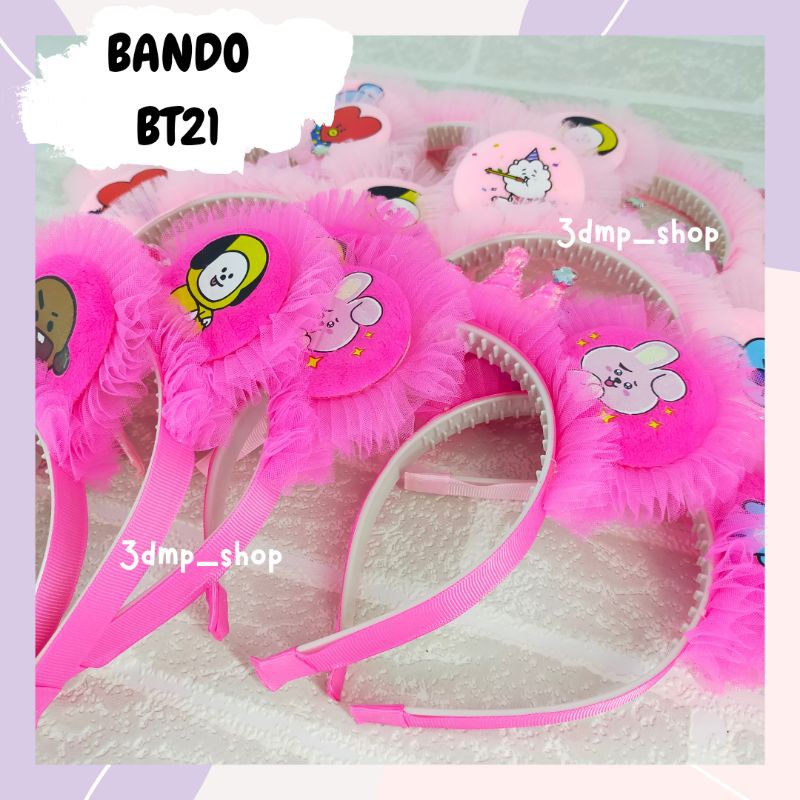 Bando bandana bt21 bts kpop cooky tata chimmy koya rj shooky