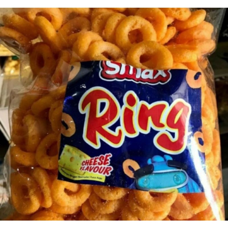 

Snack kiloan Chiki Smax Ring Cemilan original, Exp panjang aman